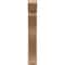 Ekena Millwork 8-in W x 48-in D x 48-in H Funston Slat Rough Cedar Woodgrain TimberThane Outlooker, Primed Tan OUTUR080X48X48FST24RCPR - alternate 4